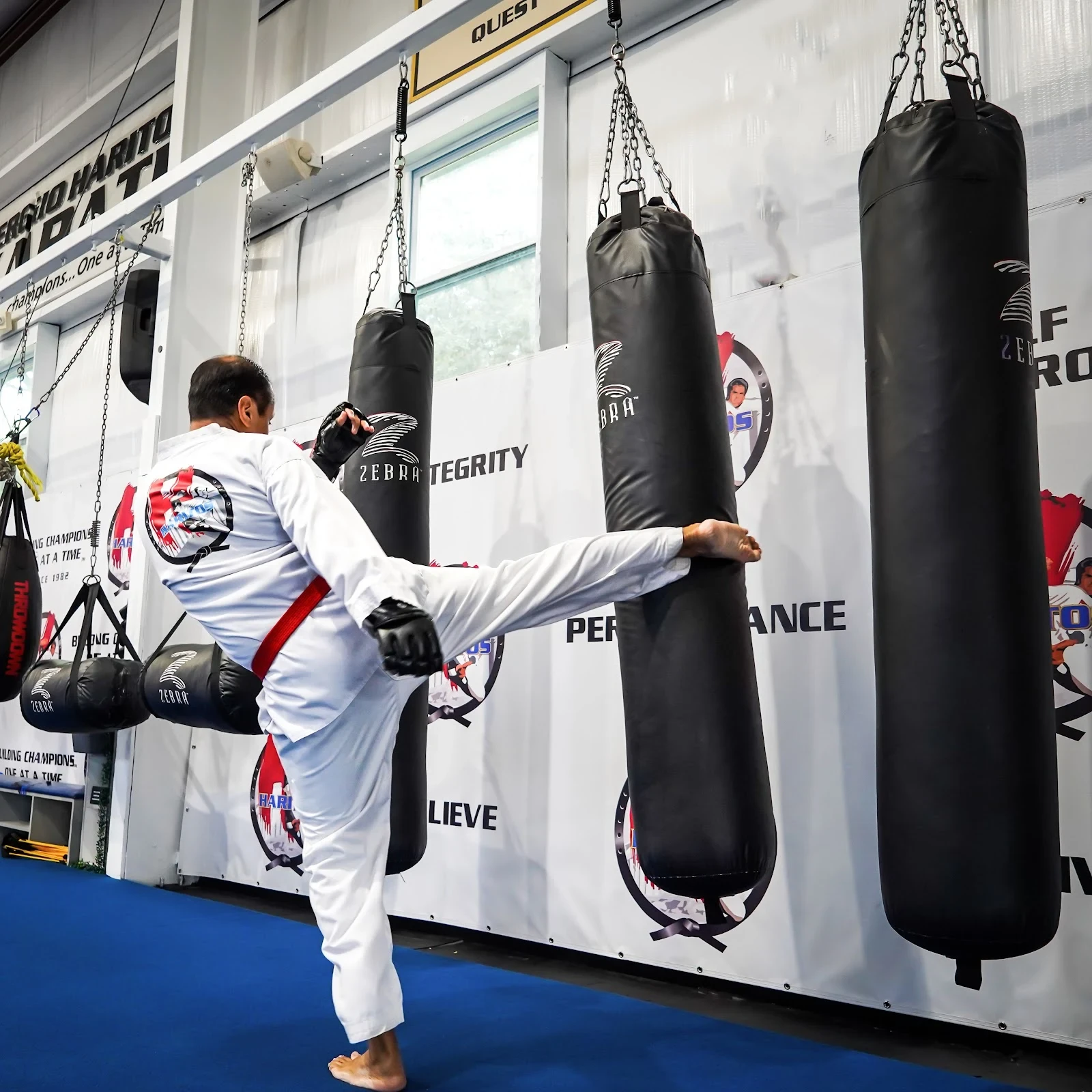 Students training at Haritos Martial Arts