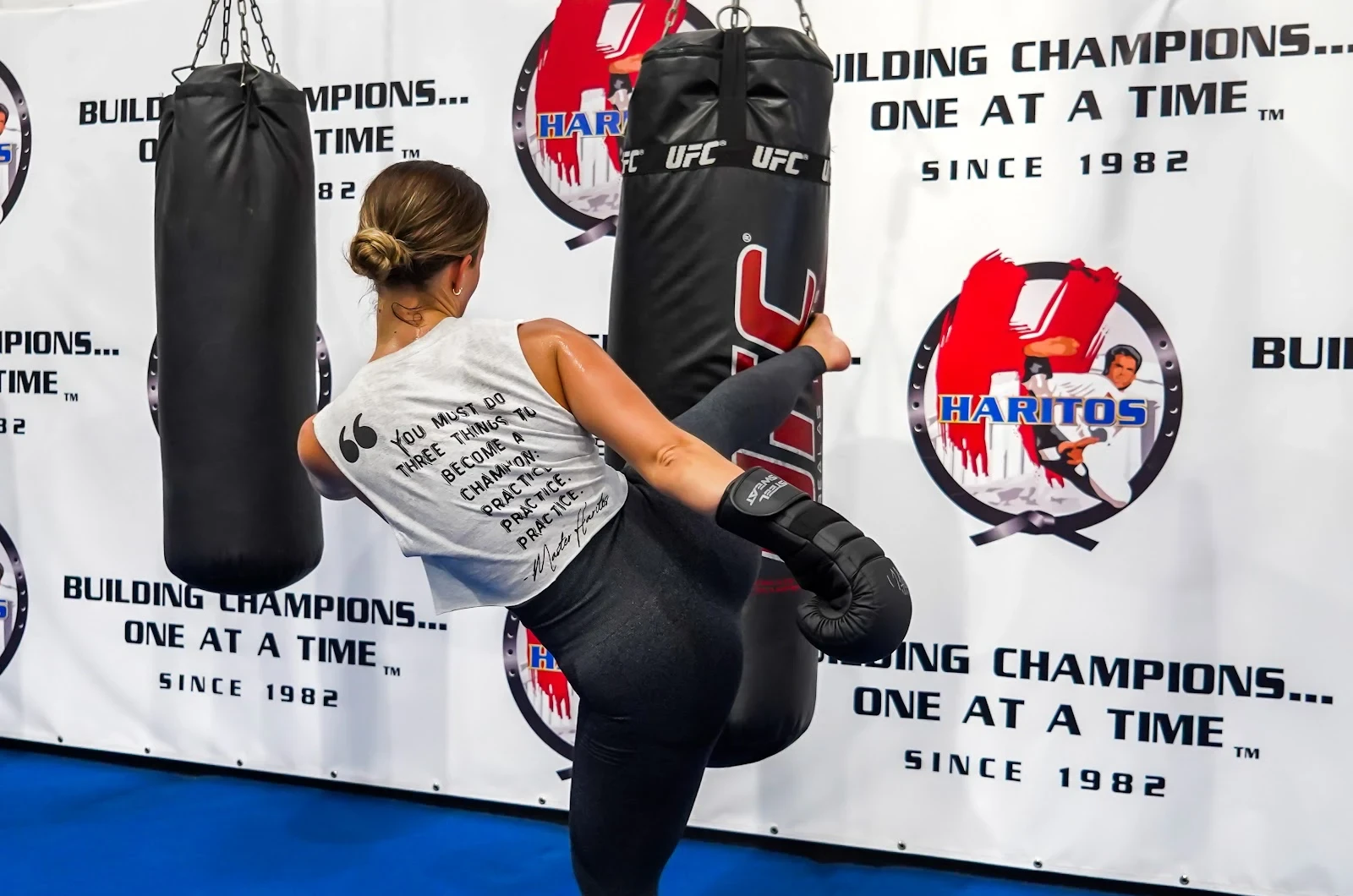 Adult martial arts training