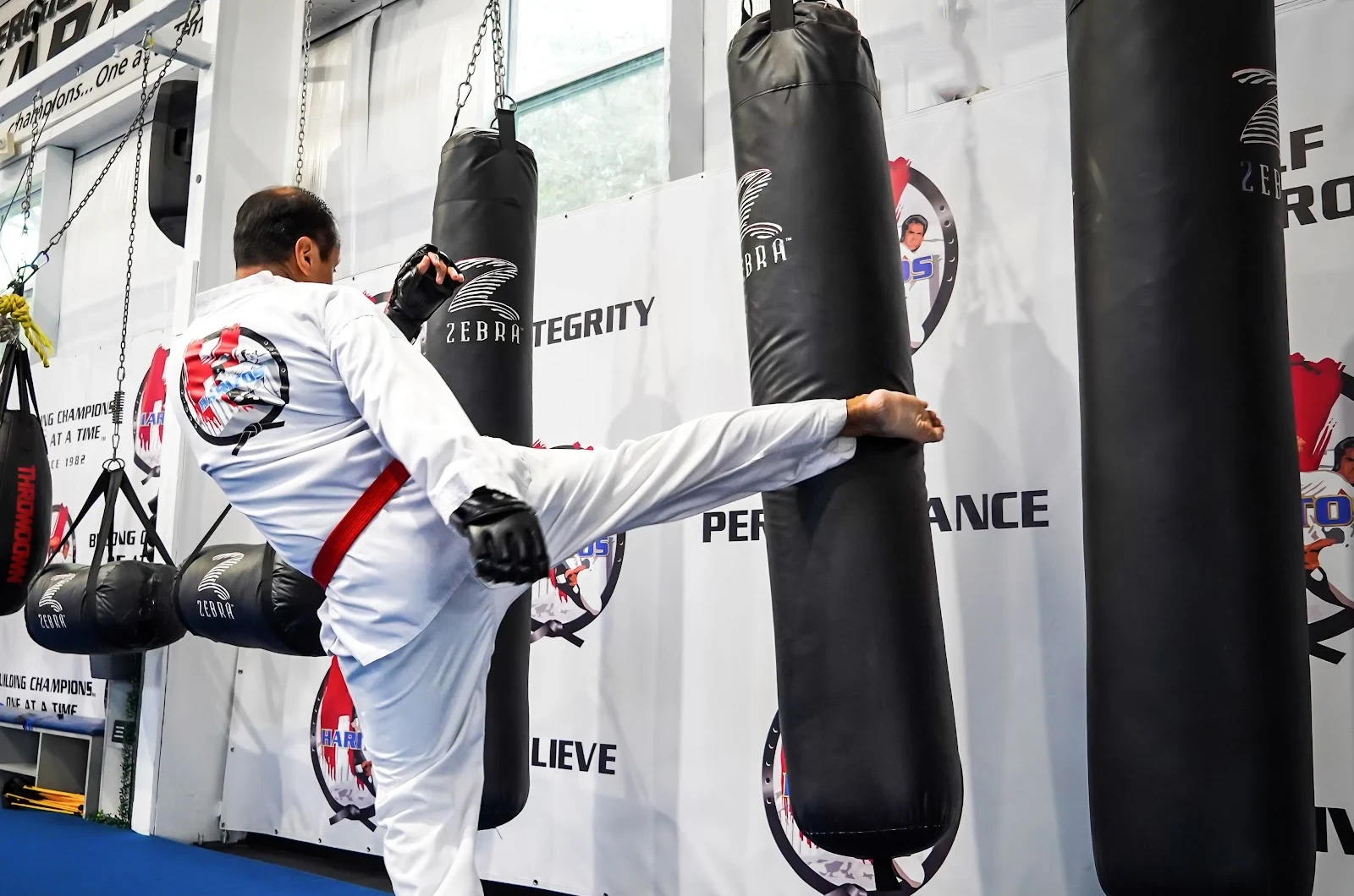 Taekwondo class at Haritos Martial Arts