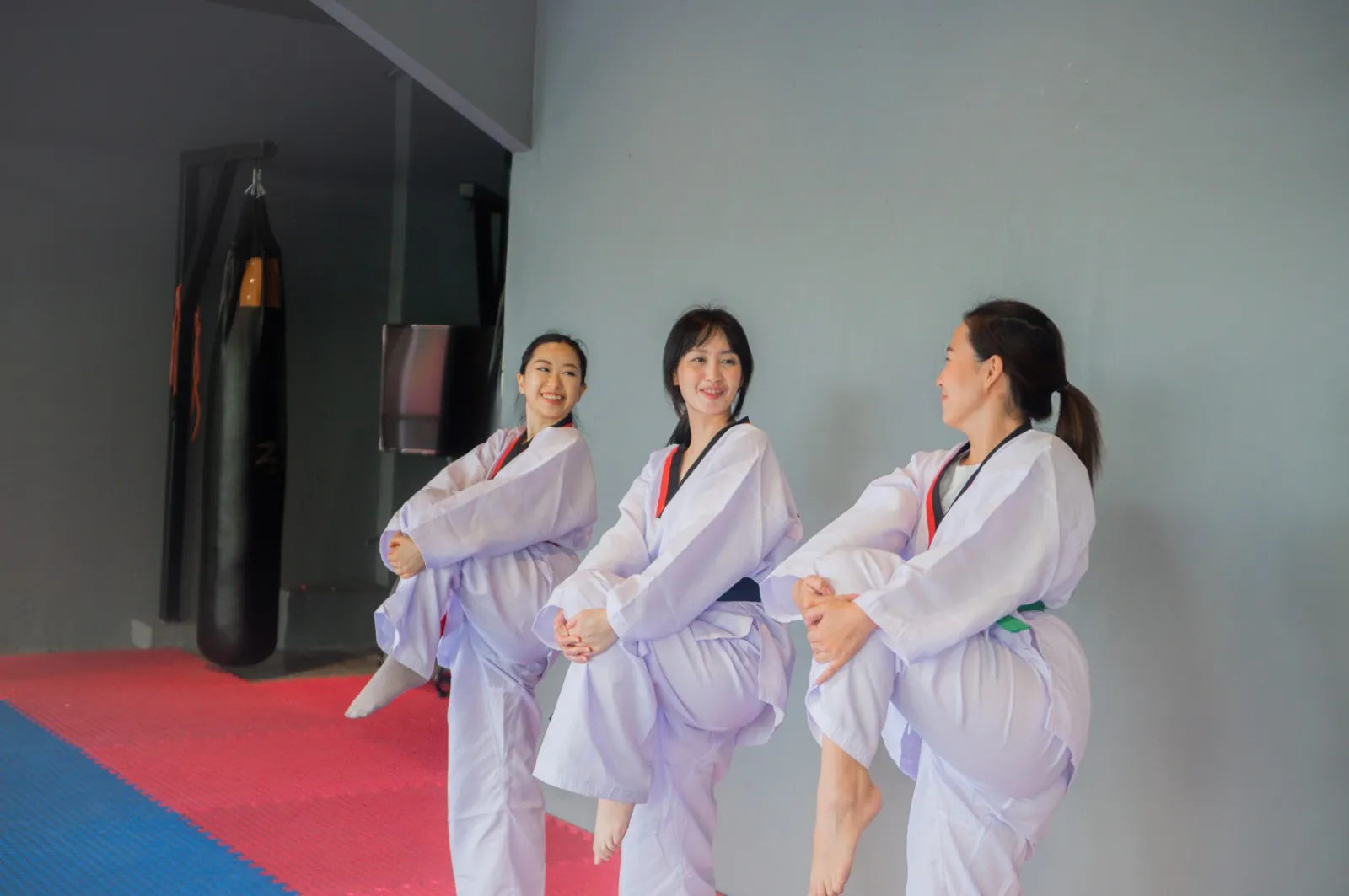 Taekwondo fitness class at Haritos Martial Arts